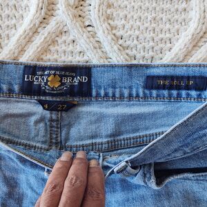 Lucky Brand Embroidered Bermuda Shorts Size 4